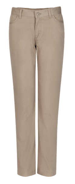 Girls Slim Flat Front Pants