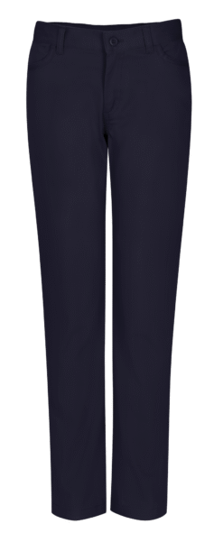 Girls Slim Flat Front Pants