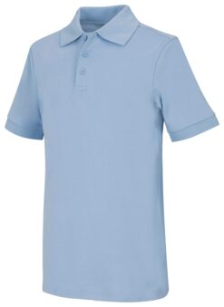 Youth Unisex Short Sleeve Interlock Polo Shirt - Image 2