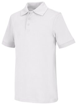 Youth Unisex Short Sleeve Interlock Polo Shirt - Image 3