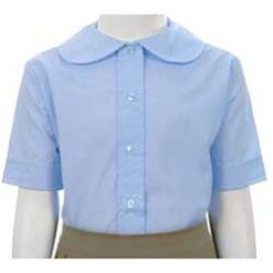 Girls Regular Short Sleeve Peter Pan Blouse