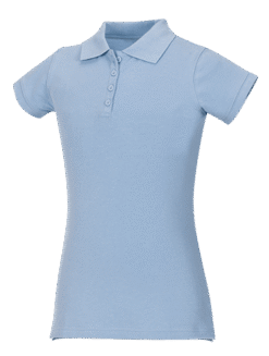 Girls Short Sleeve Pique Polo Shirt - Image 2