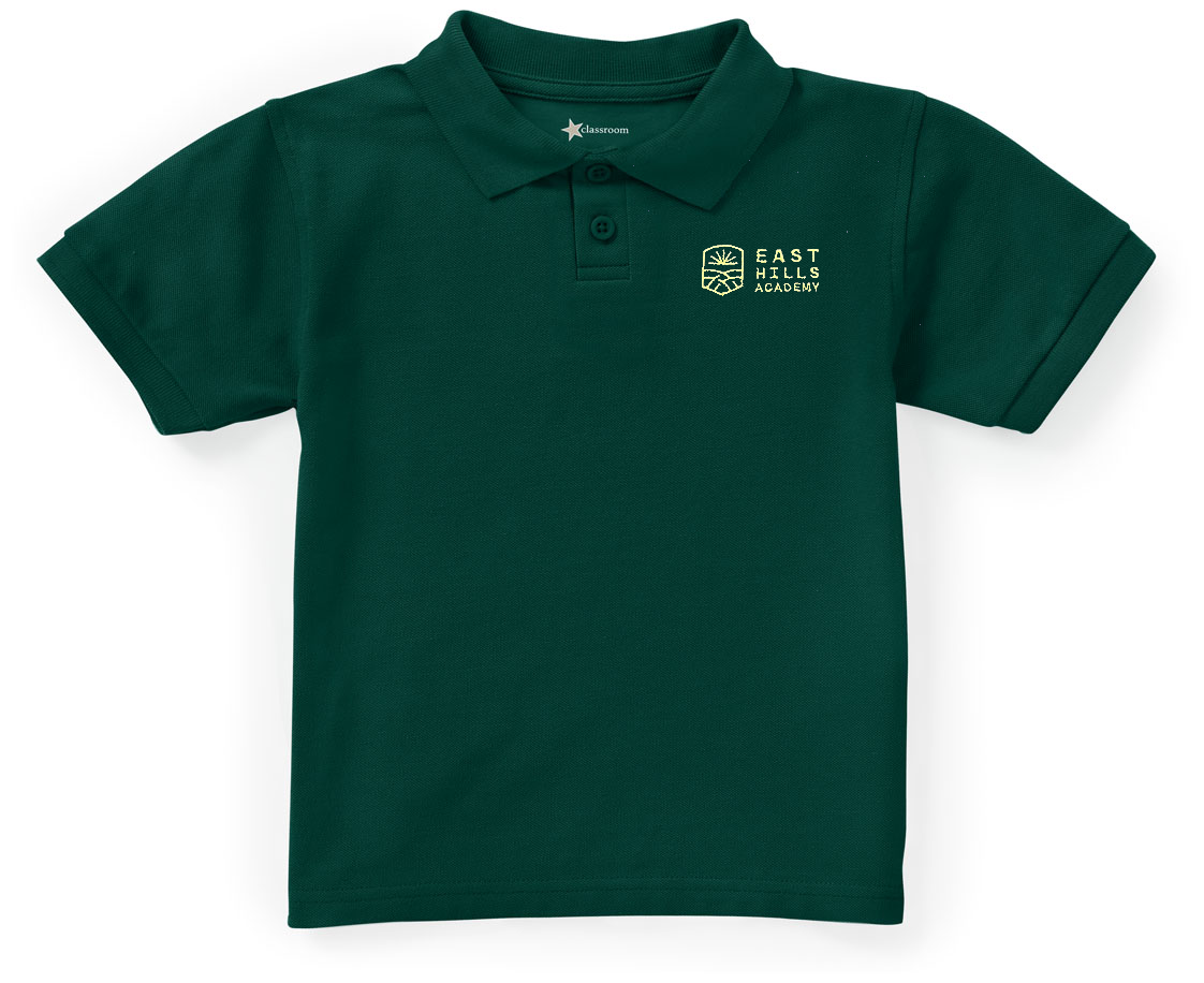 Youth Unisex Short Sleeve Pique Polo Shirt