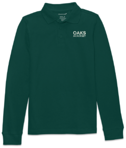 Youth Unisex Long Sleeve Pique Polo Shirt
